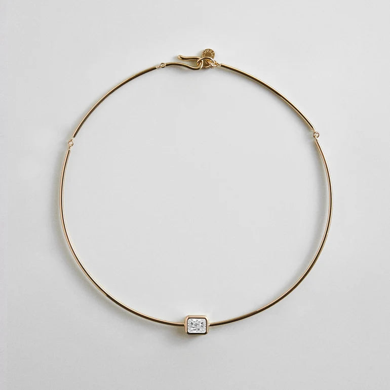 Bauble Bar Stacey CZ Collar Necklace