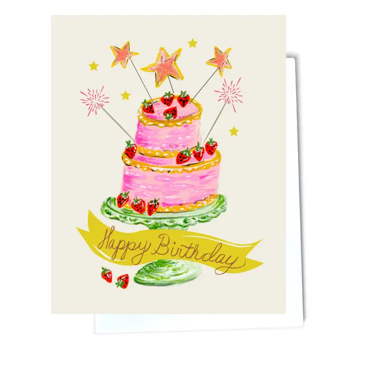 Tier Cake Birthday Card