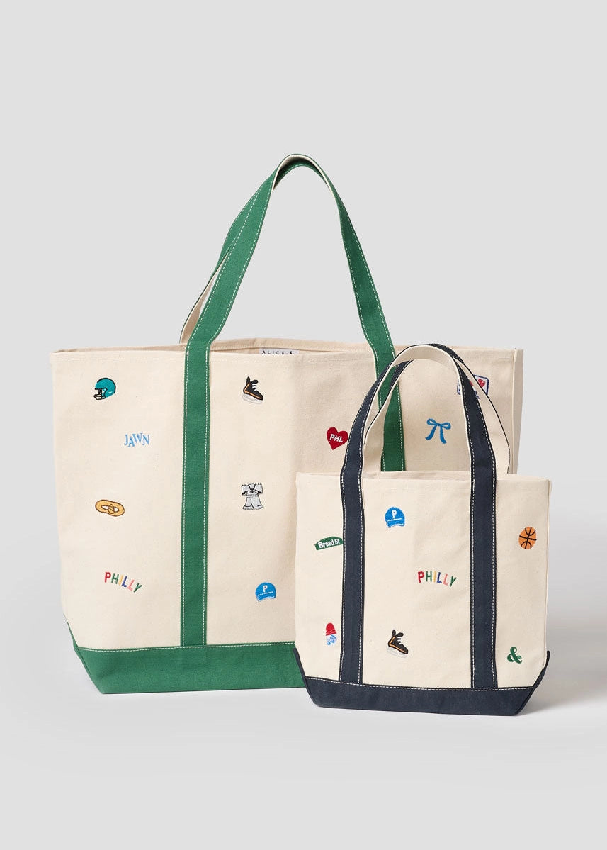 Philadelphia Icons Tote Bag | Large