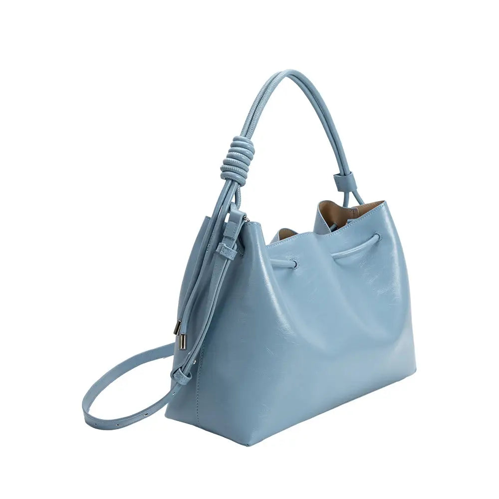 Melie Blanco Margot Blue Recycled Vegan Crossbody Bag