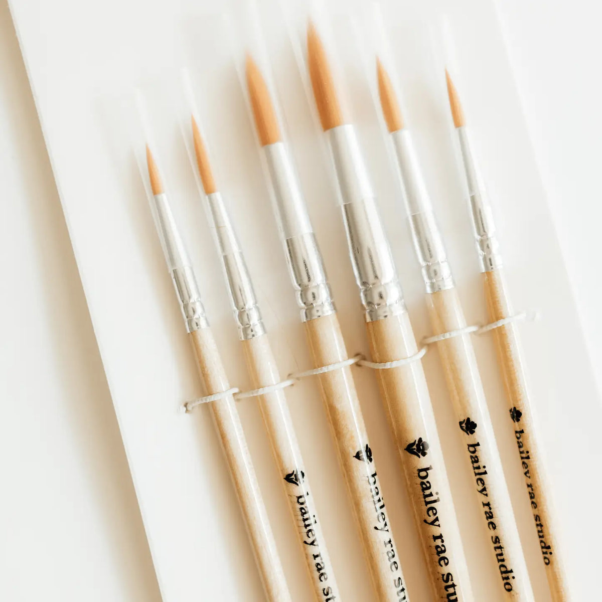 Round Tip Paintbrushes | Set Of 6