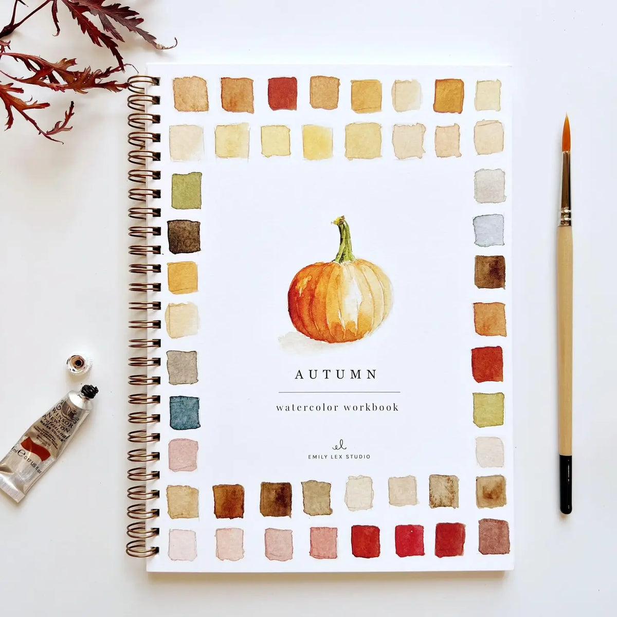 Emily Lex Studio | Autumn Watercolor Workbook