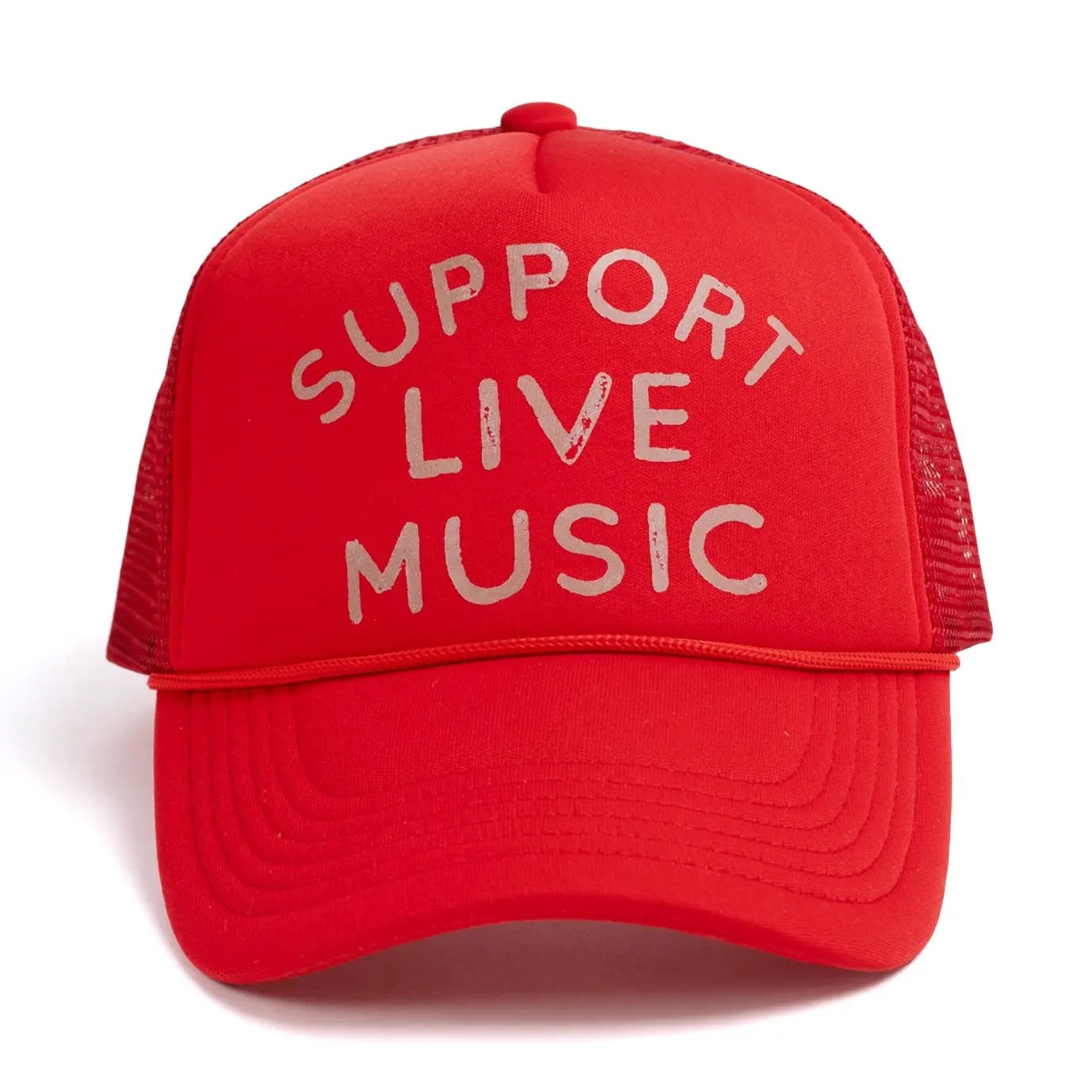 Support Live Music Trucker Hat