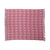 Woven Recycled Cotton Blend Throw  | Two Toned Pink