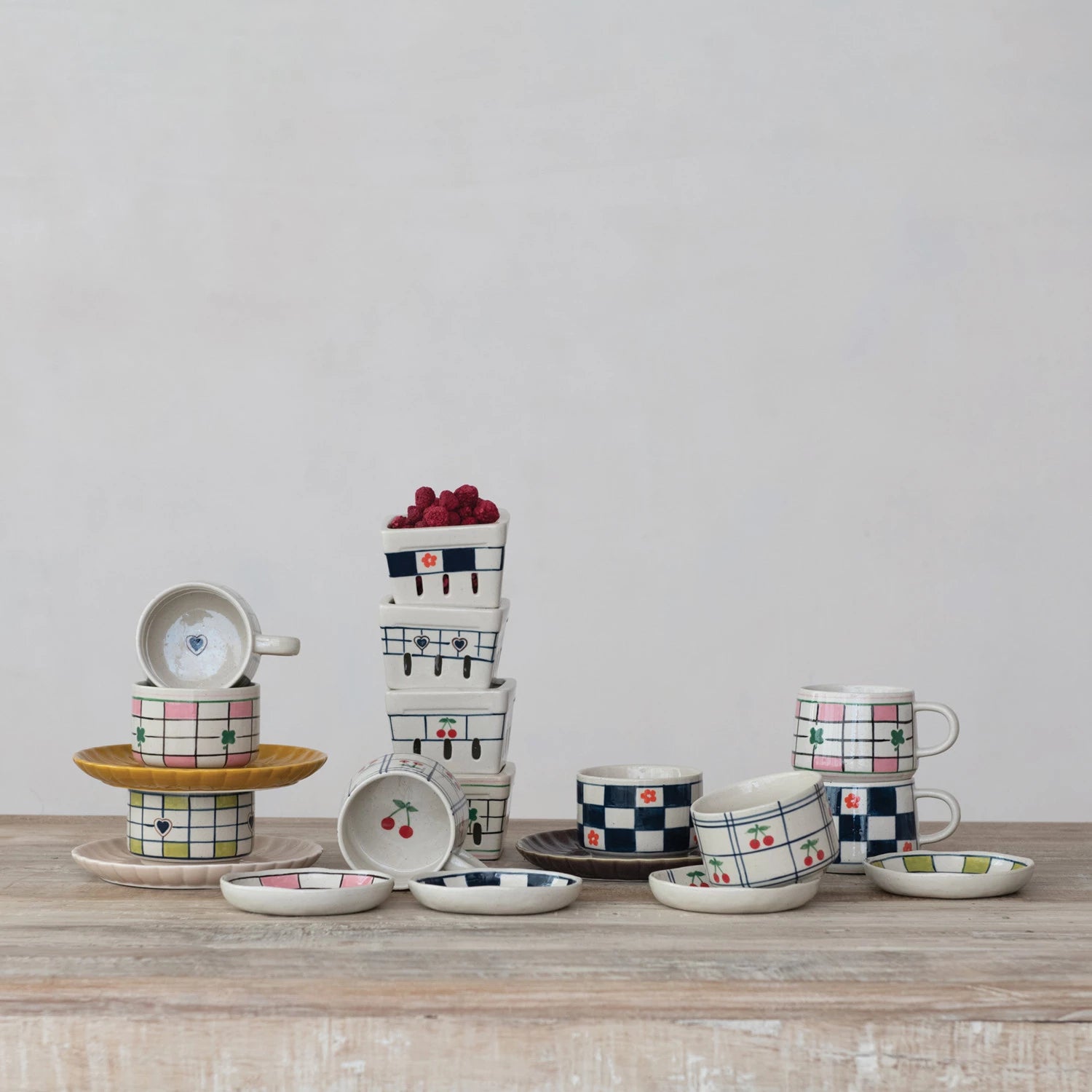 Hand Painted Stoneware Mug