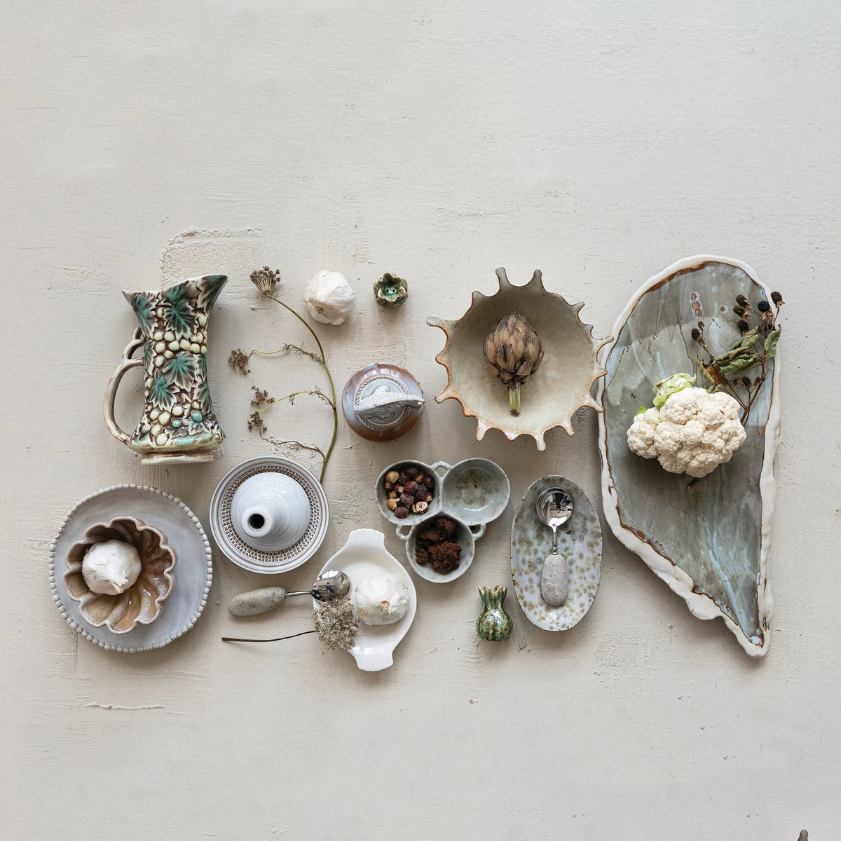 Handmade Oyster Shell Shaped Platter