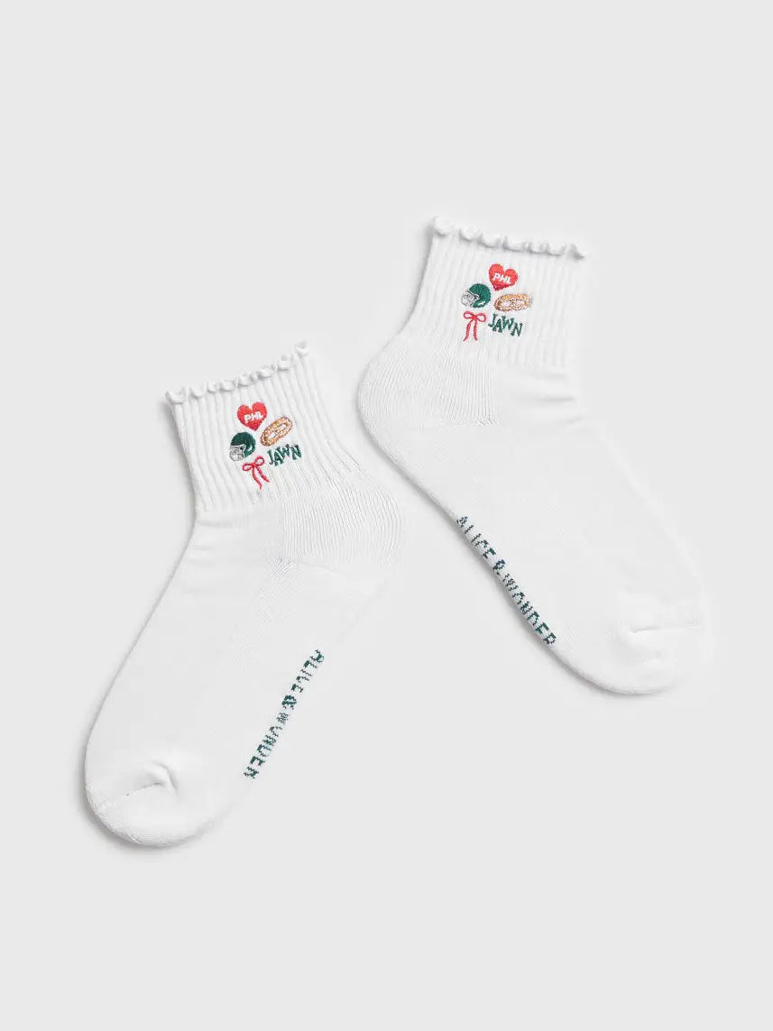 Philly Icons Ruffle Socks