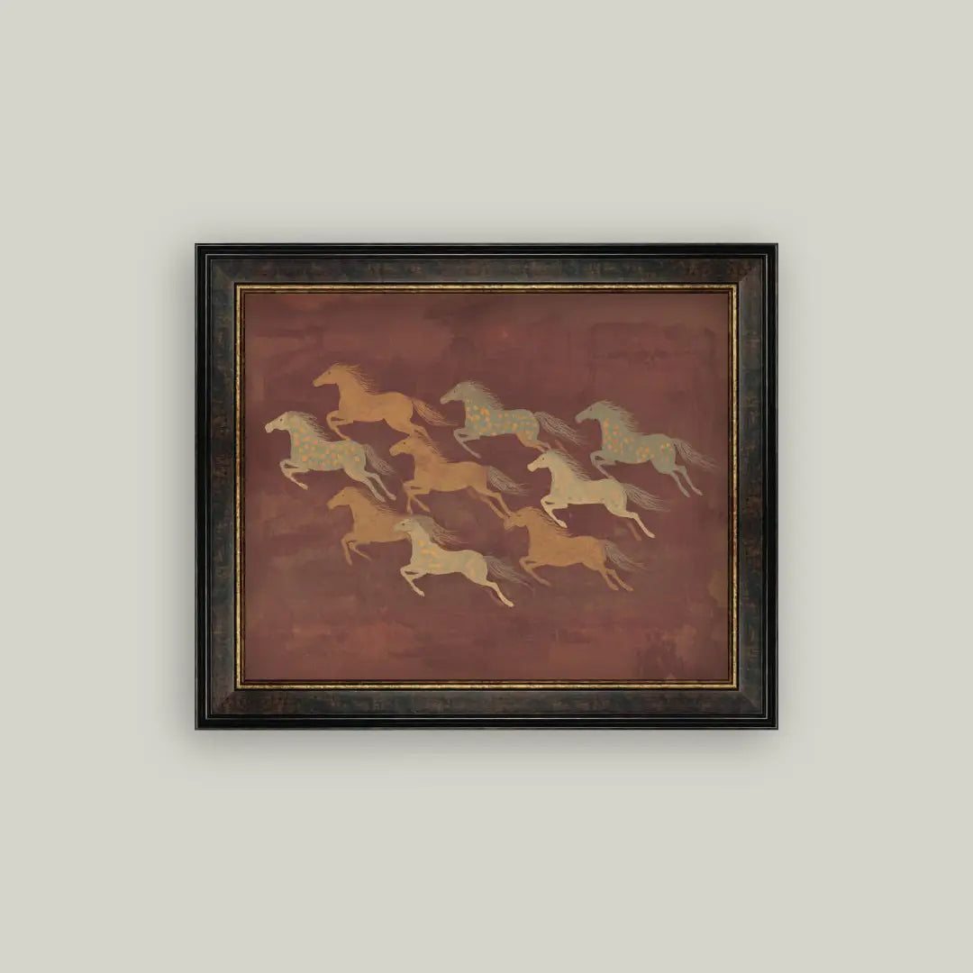 Golden Gallop Art Print | 18"x14"