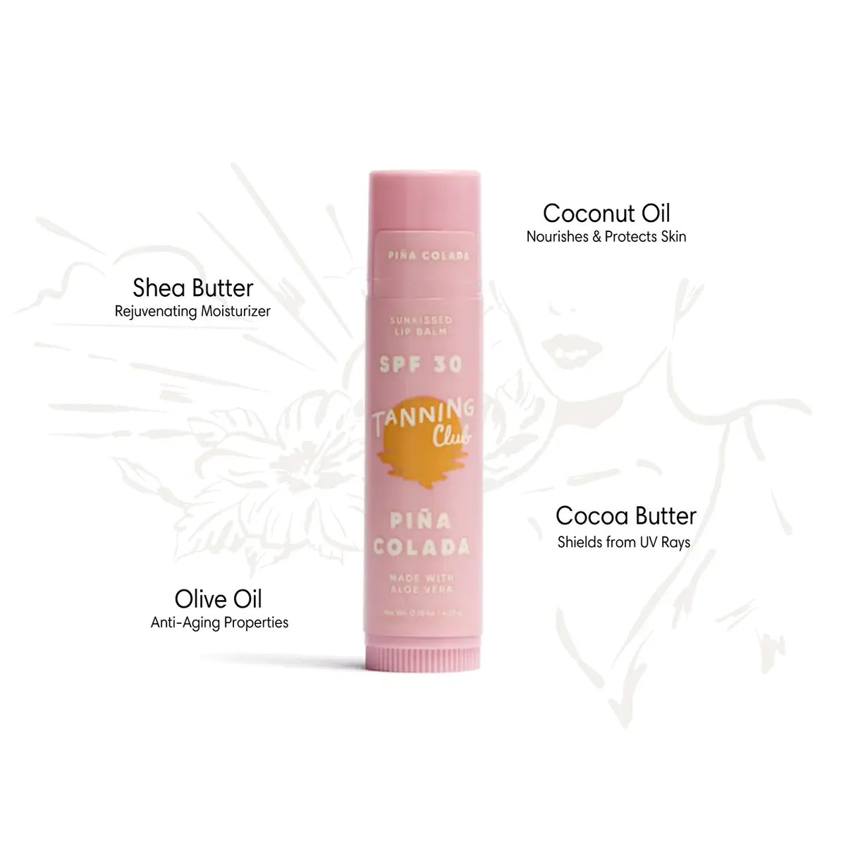 Tanning Club Lip Balm | Pina Colada