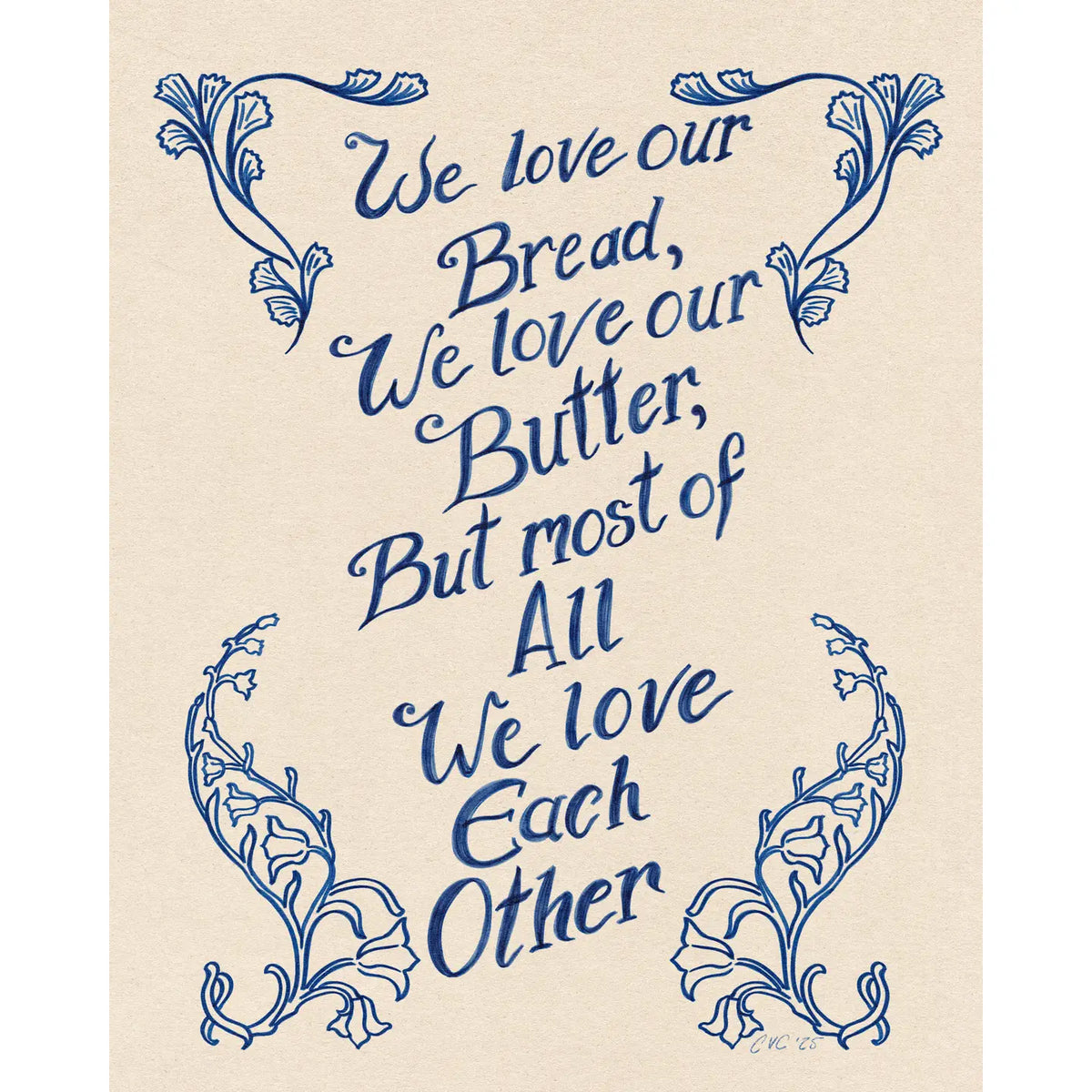 We Love Each Other Art Print | Two Sizes