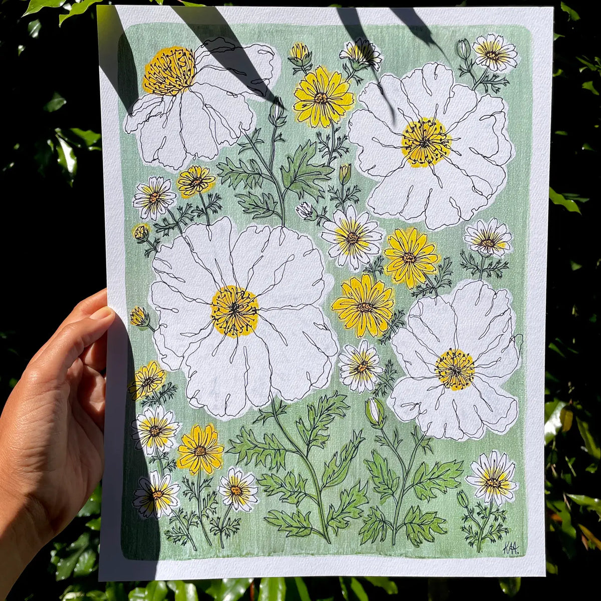 Kim Hoppe Art Print | Radiant Blooms