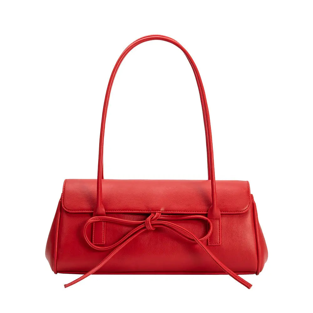 Bowie Red Recycled Vegan Shoulder Bag