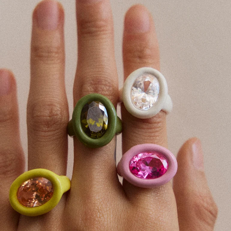 Bauble Bar Joy Pop CZ Ring | Butter