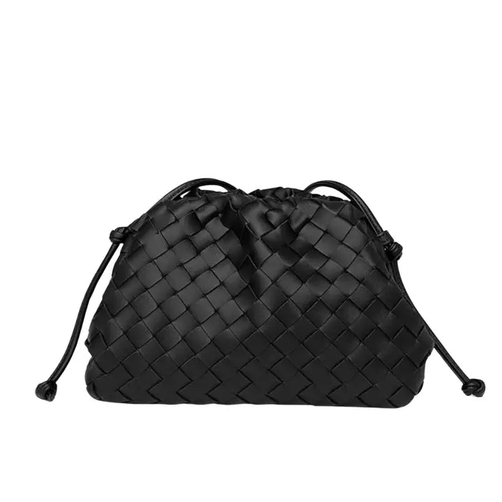 Sea Marie Designs | Black Quilted Dumpling Crossbody Bag