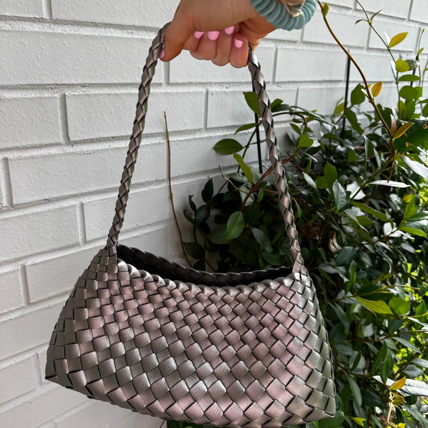 Sea Marie Designs | Iris Metallic Woven Tote
