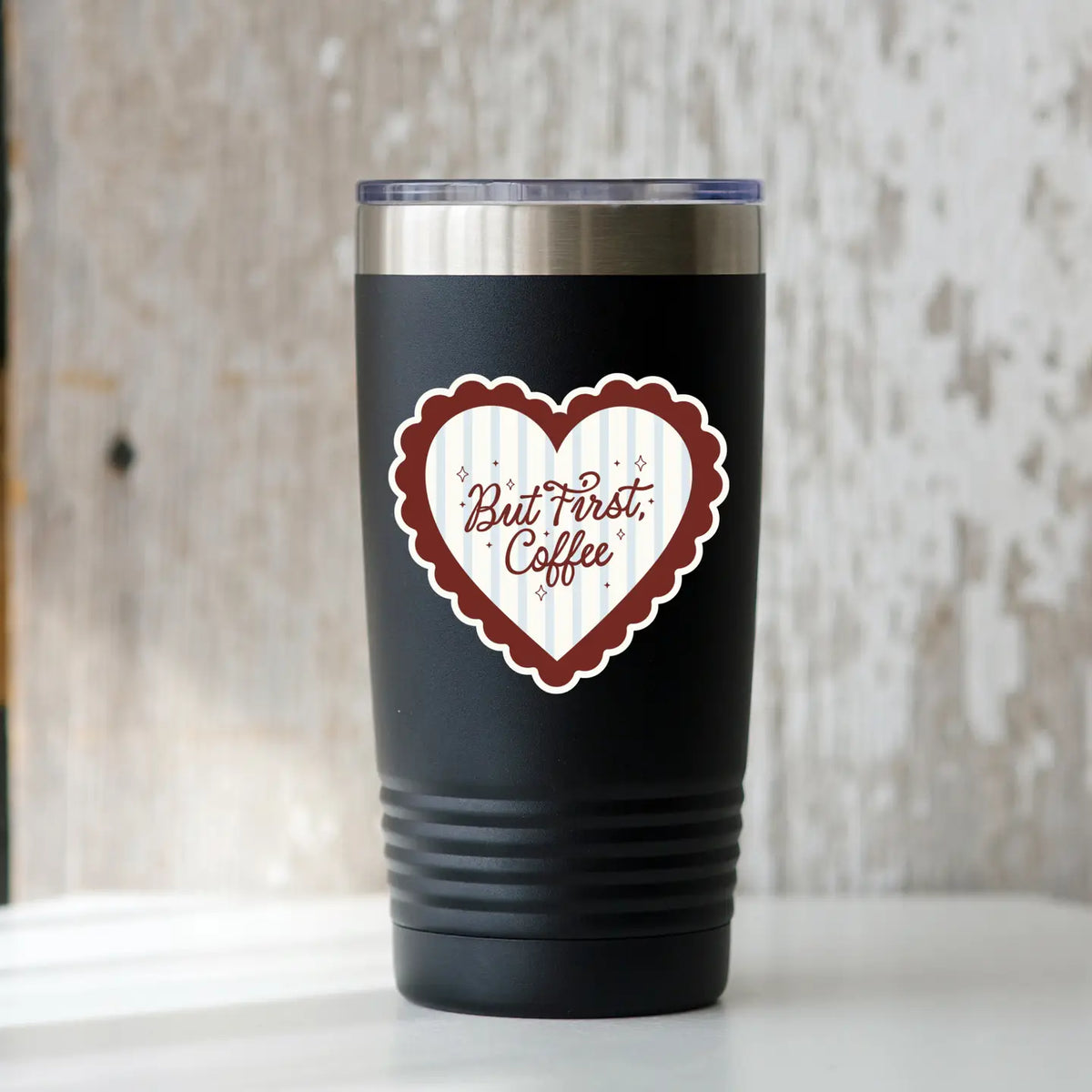But First, Coffee Sticker
