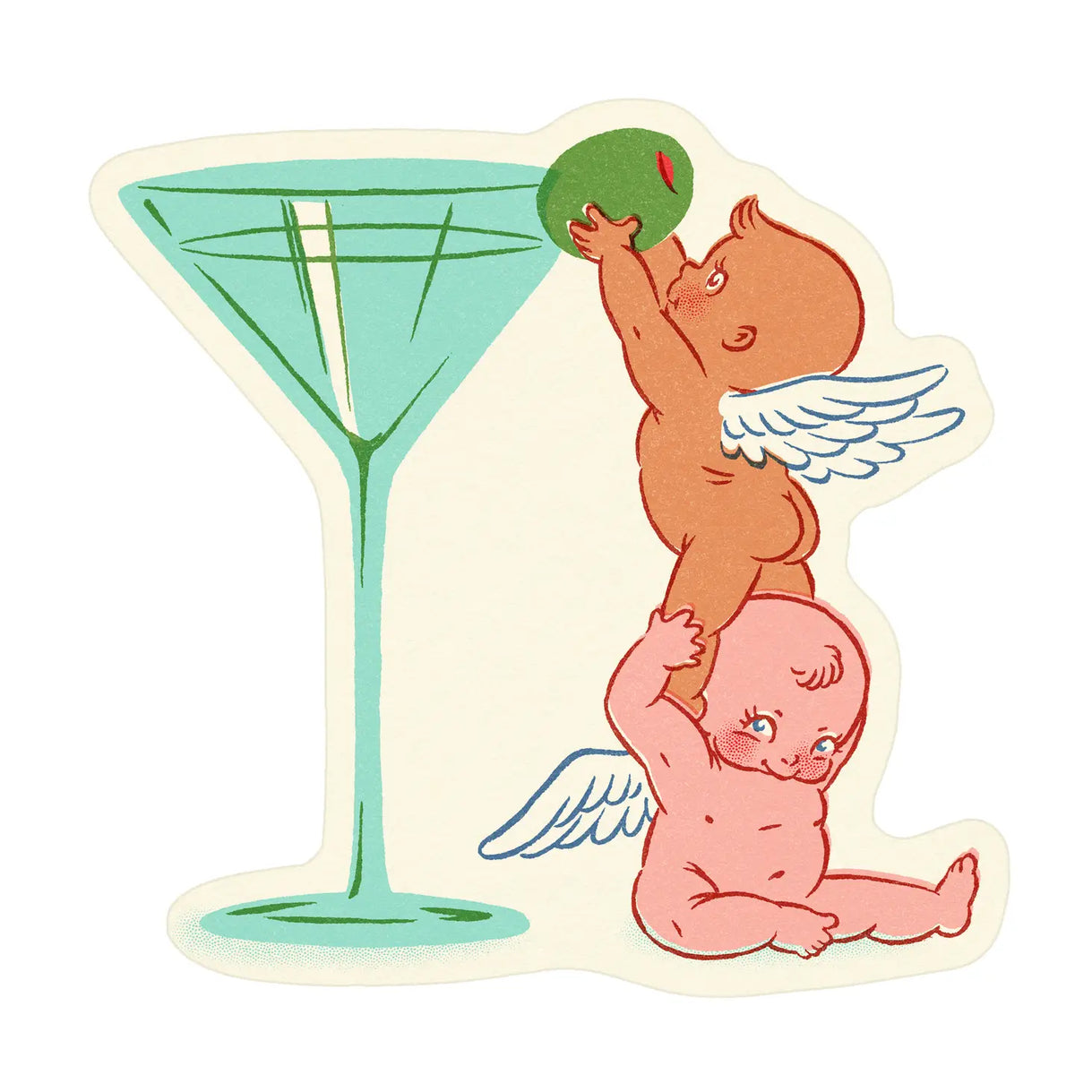 Olive Friends Sticker