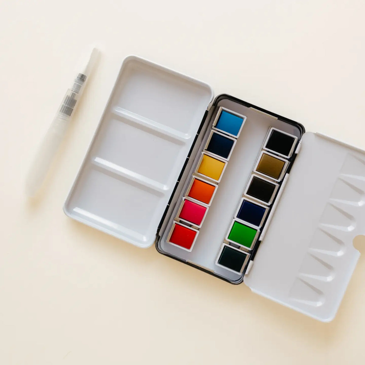 12 Color Mini Travel Watercolor Pallete