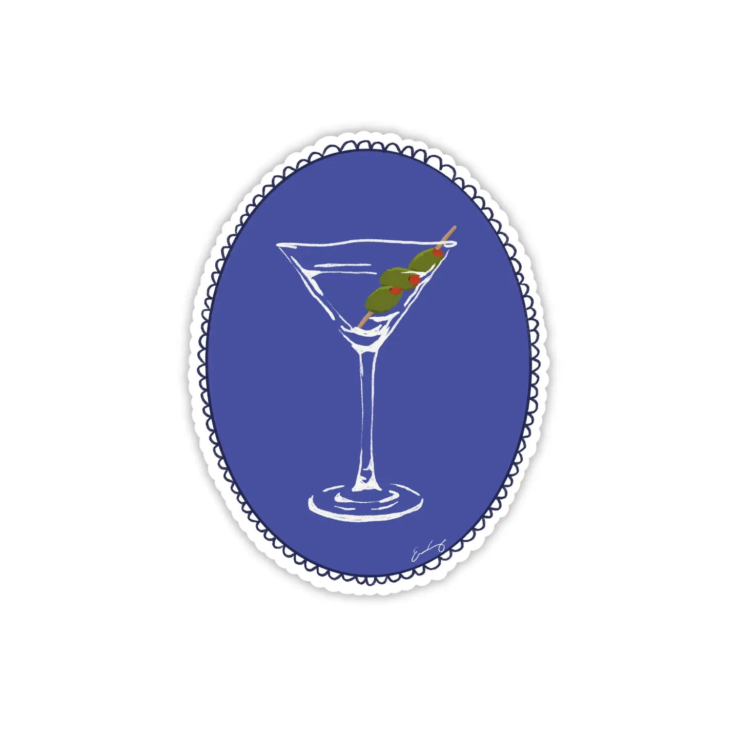 Martini Sticker