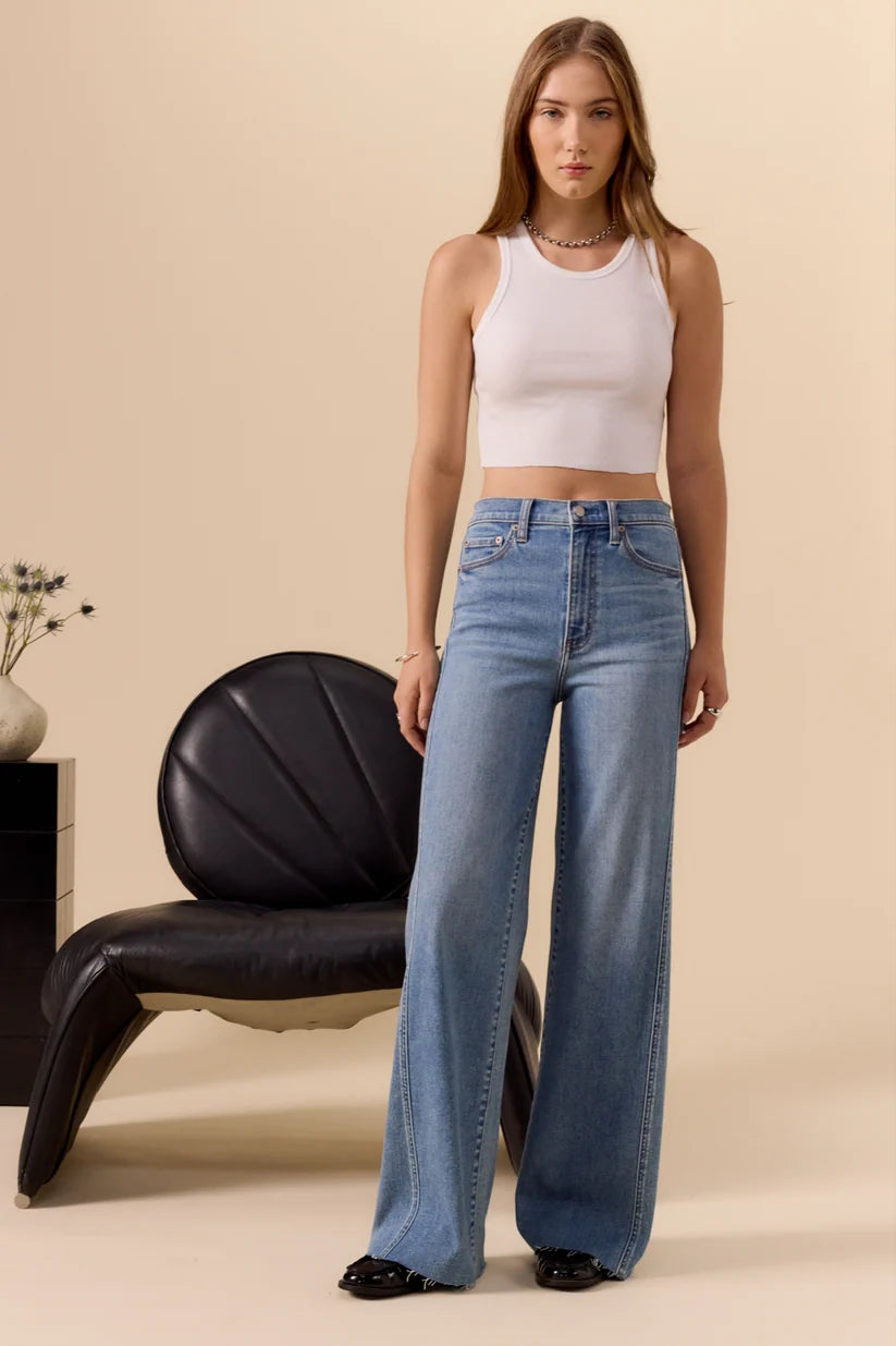 Daze Far Out Wide Leg Jeans | Make Believe