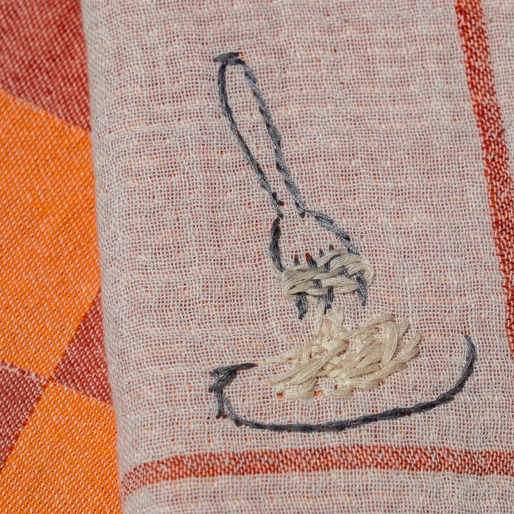 Hand-Stitched Kitchen Towel Set | Pasta