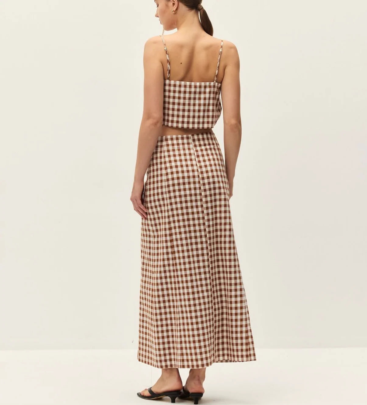 Elodie Bianca Top | Chestnut Brown