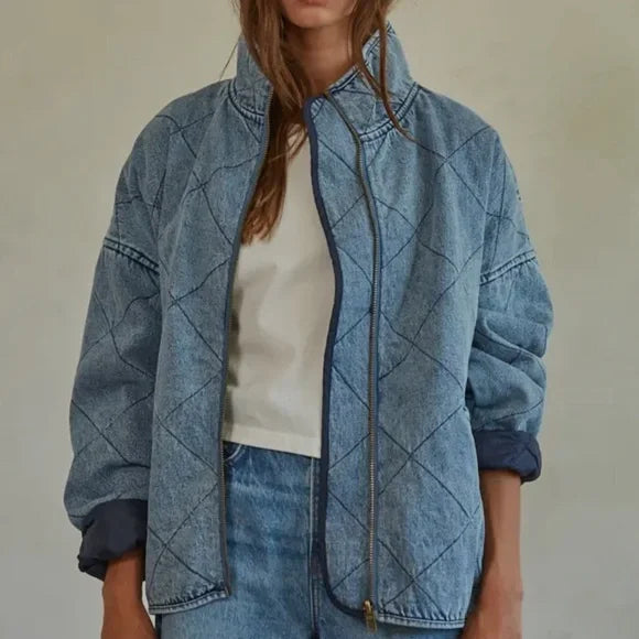 Denim Quilted Jacket