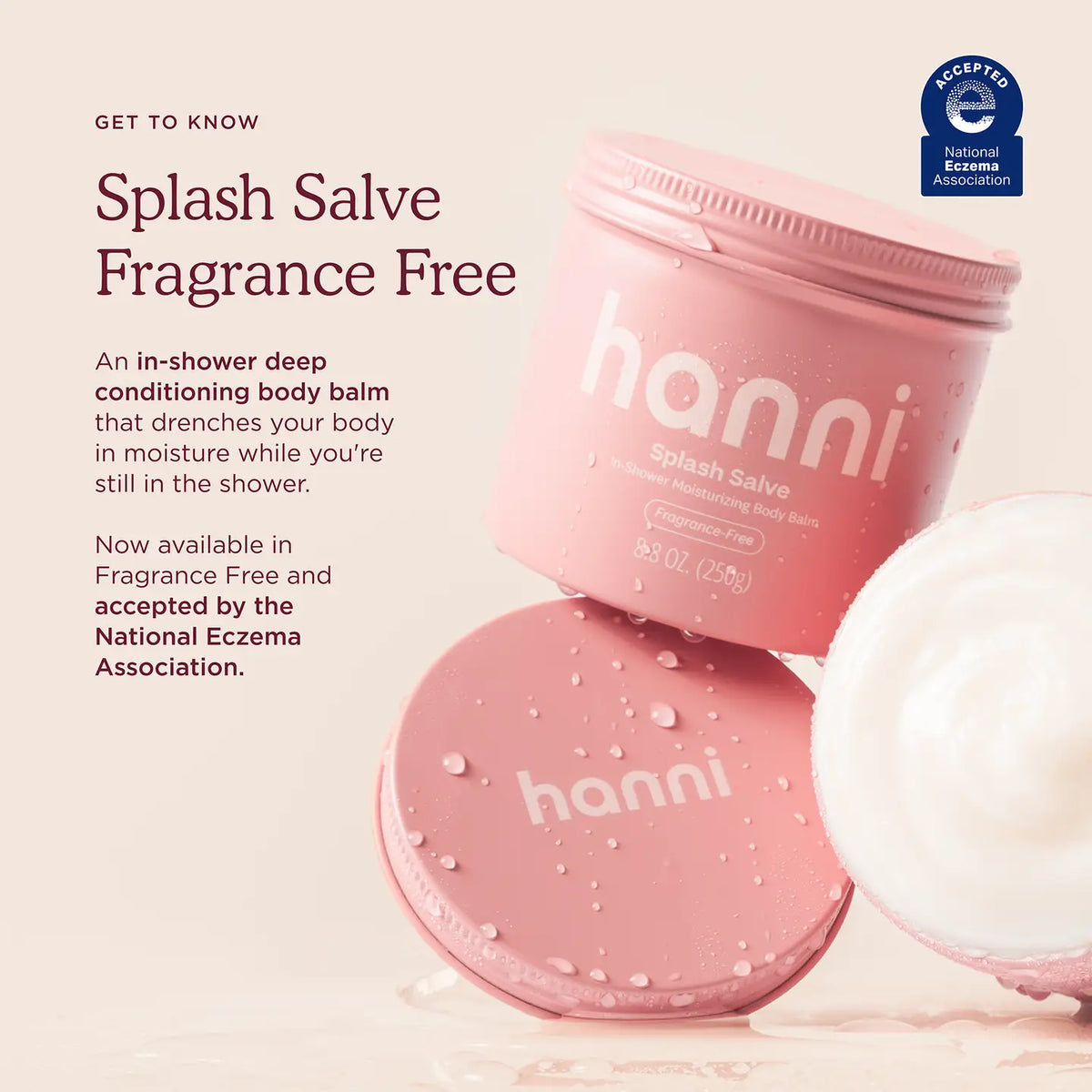 Hanni Fragrance Free Splash Salve
