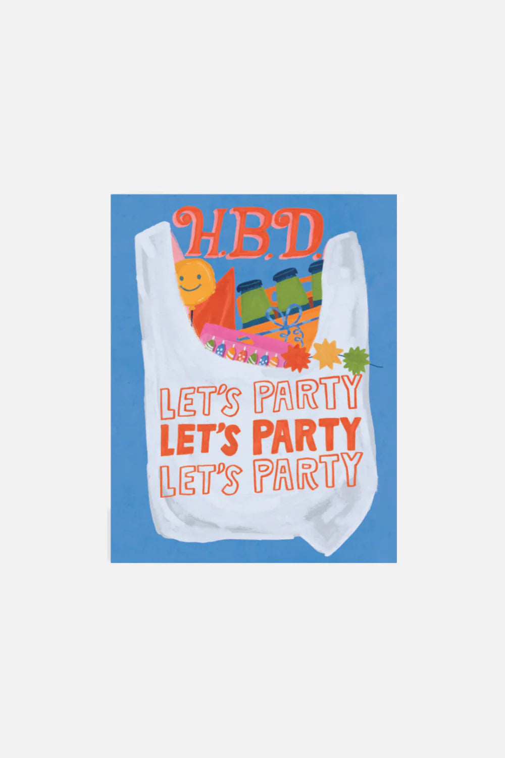 Party Bag Birthday Card