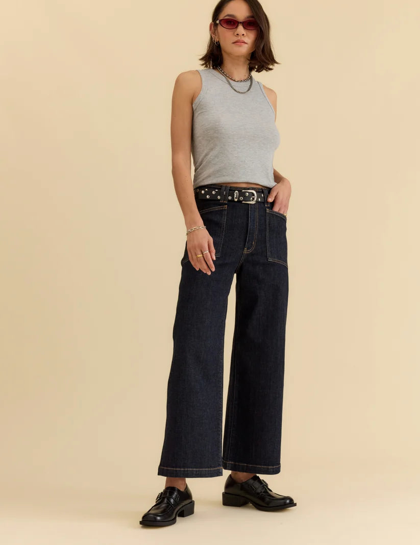 Daze Denim  Valley Girl Ankle Jeans | Rinse