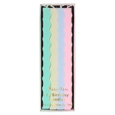 Meri Meri Pastel Wavy Candles