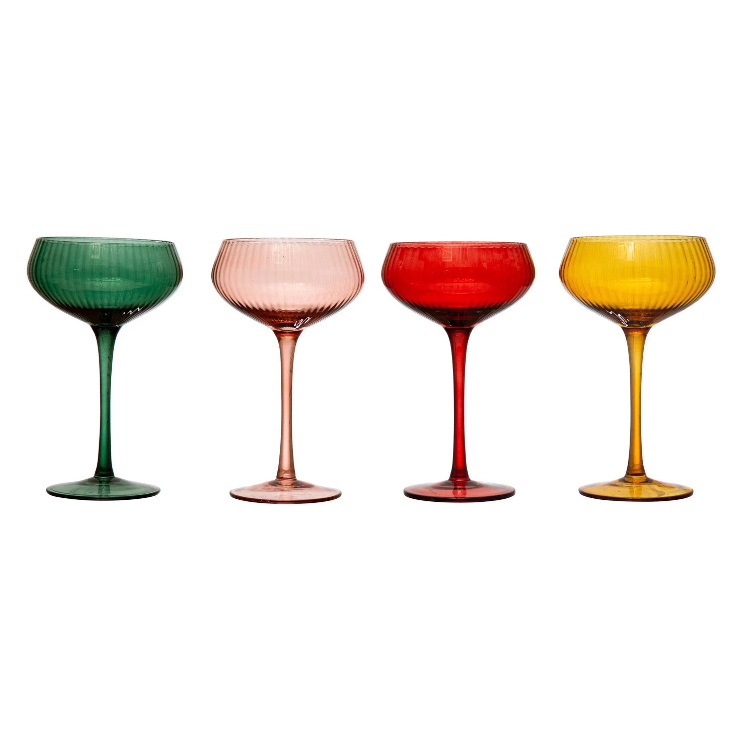 Holiday Stemmed Champagne Glass