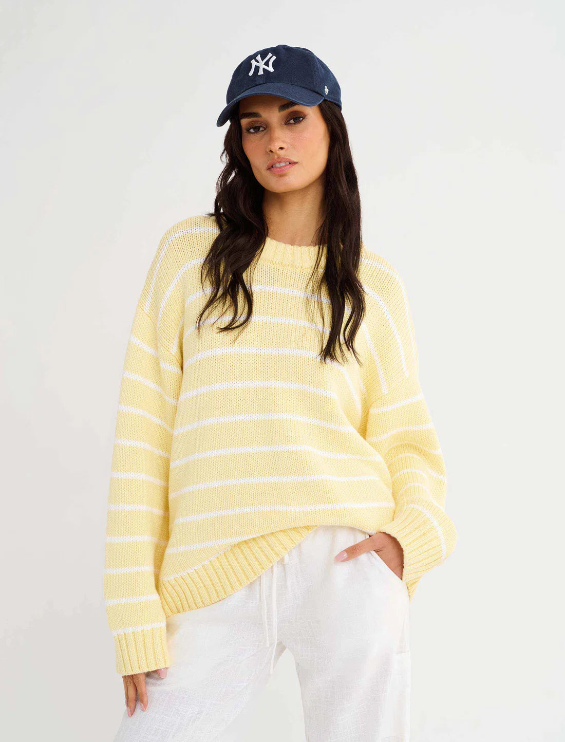 Rumored Bayside Sweater | Banana Stripe
