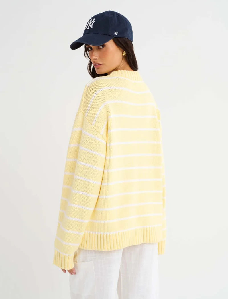 Rumored Bayside Sweater | Banana Stripe